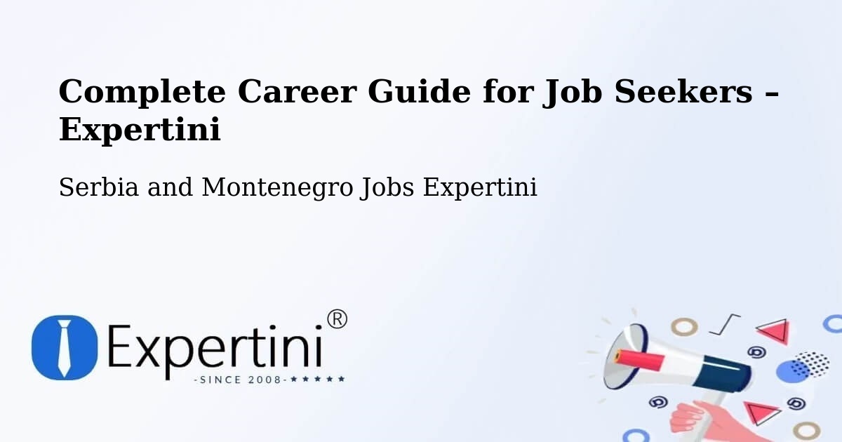 Career Guide for Job Seekers – Prince Albert - Prince Albert, Serbia and Montenegro Jobs Expertini